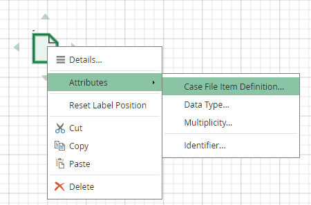 case file item definition (in context menu attributes) 1