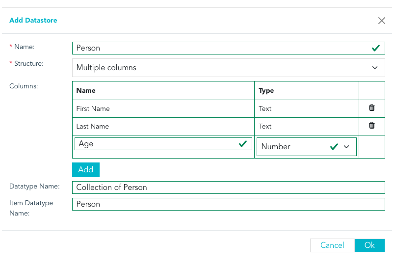 datastores 1