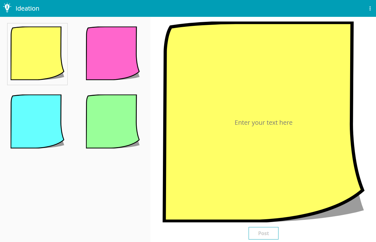 overview of ideation step 2