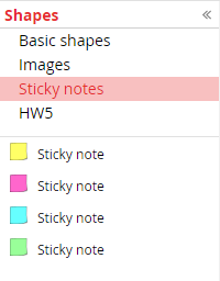 sticky notes