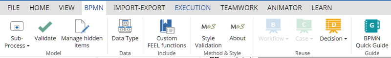 bpmn ribbon