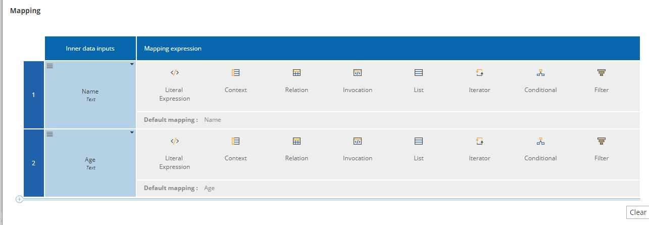 data input mapping 4