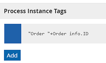 process instance tag